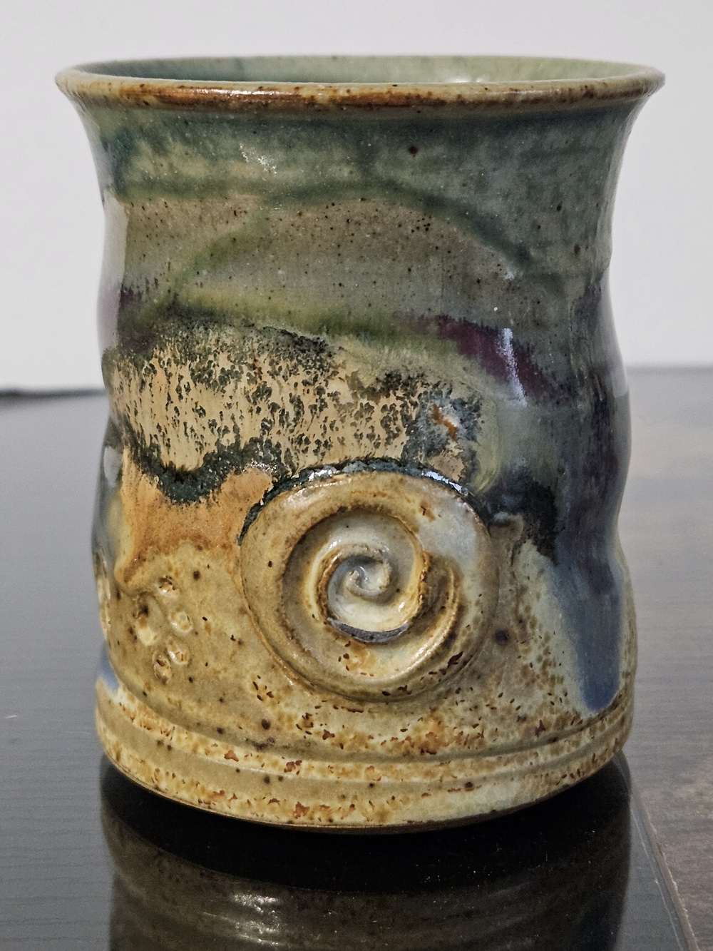 Bavin Studios B. C. Ceramic Cup Swirl Paws